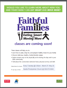 Cover photo for Faithful Families: Eating Smart and Moving More