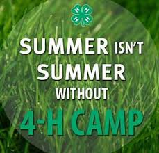 summer isn't summer without 4-H camp
