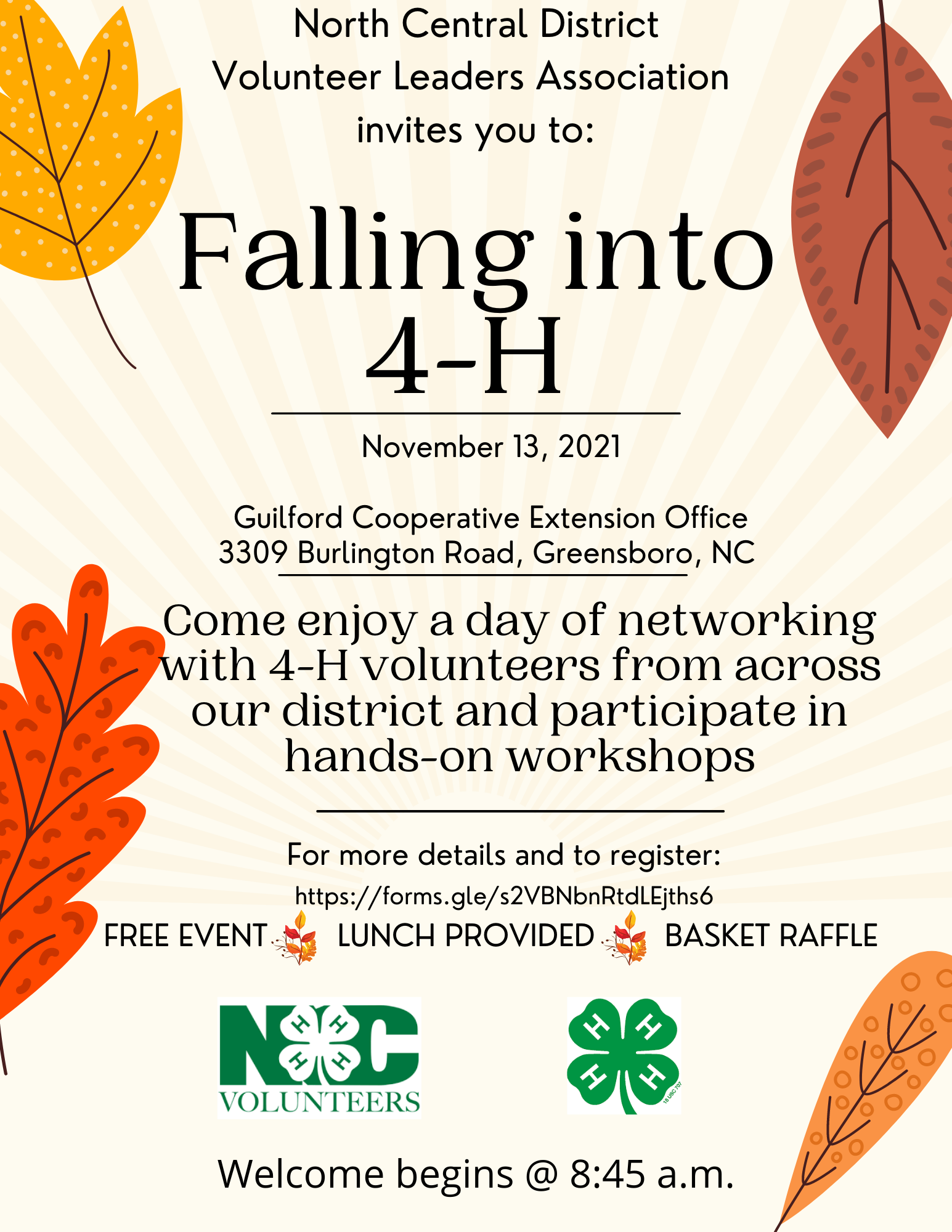 NCD Fall Day Info