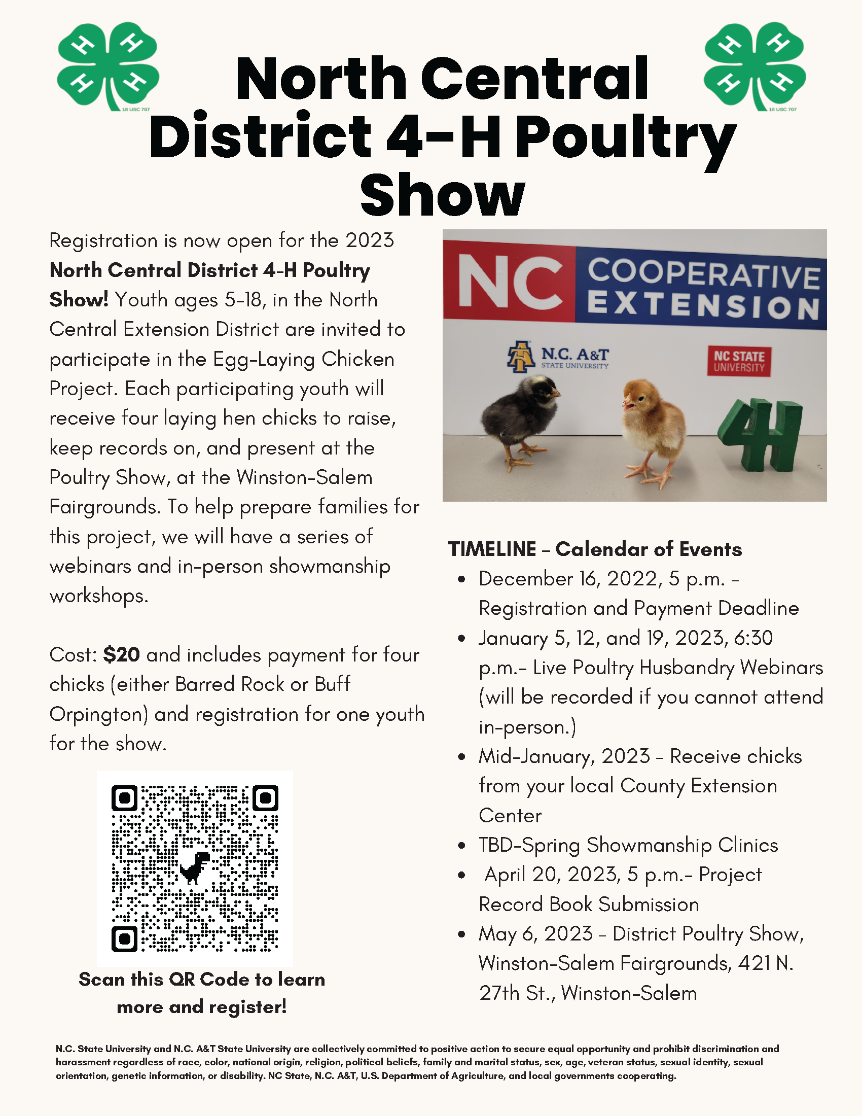 poultry show flyer