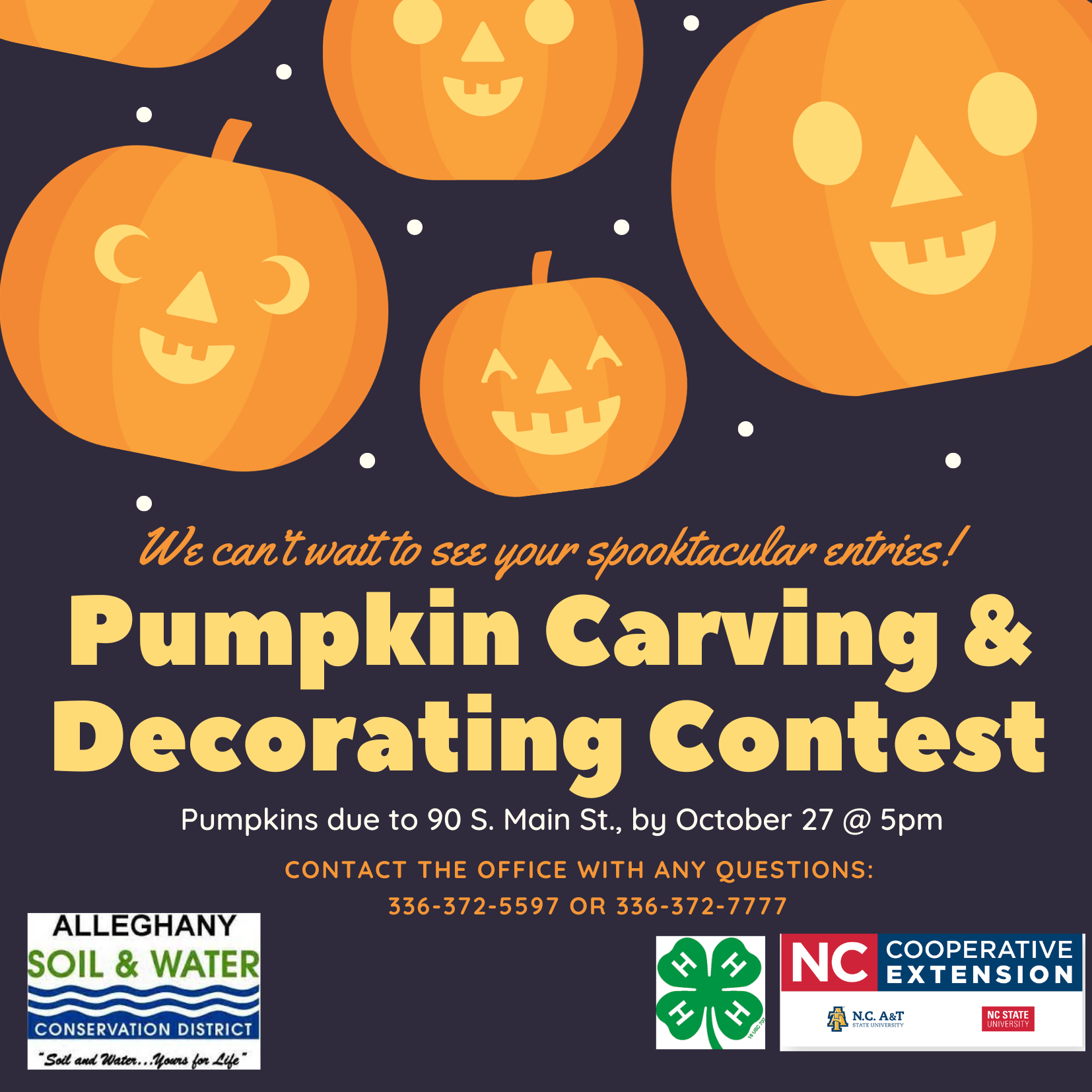 pumpkin carving flyer