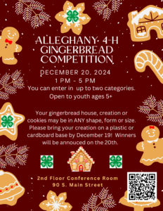 Gingerbread and Cookie Competition Flyer